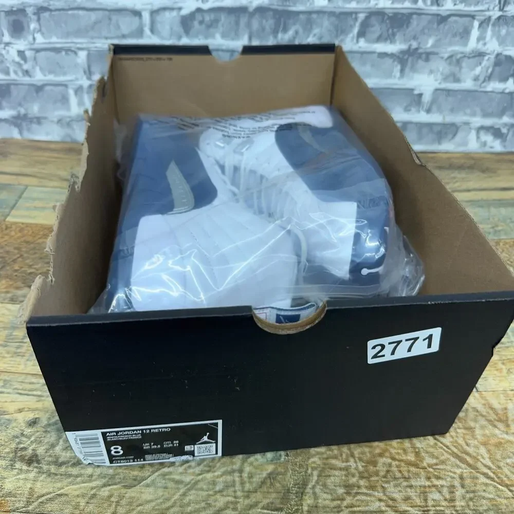 Nike Air Jordan 12 Retro French Blue White CT8013-114 Mens Size 8 New Rare